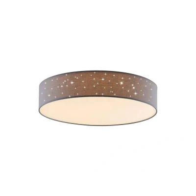 Abbildung von Lindby Ellamina LED Deckenlampe, 60 cm, hellgrau