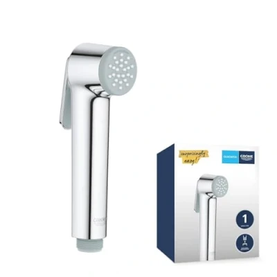 Abbildung von GROHE Vitalio Bidet Handbrause (1 Strahlart, mit Druckknopf), chrom, 26351000