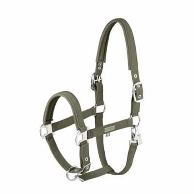 Abbildung von Eskadron Halfter Classic Sports Softshell Double Pin Dusty Olive Pony Agradi.deVerkauft von Agradi