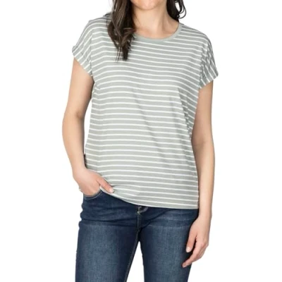 Abbildung von DENIMFY T Shirt Damen Top DFSophie Regular Fit (1 tlg) kurzarm Sommershirt mit Rundhalsausschnitt