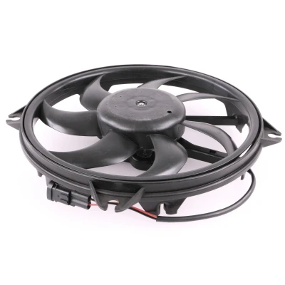 Abbildung von VEMO V42 01 1138 Lüfter 385mm 12V 460W mit Tragrahmen PEUGEOT: 307 Schrägheck, CC, 607 Limousine, CITROËN: C5 I Kombi