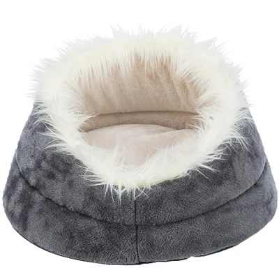 Abbildung von Trixie Minou Bett, rund, ø 60 x 28 cm, grau/hellgrau