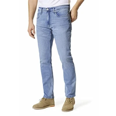 Abbildung von Stooker Men Glendale Jeans Straight Leg, Herren, Größe: W40x32, Skyblue used