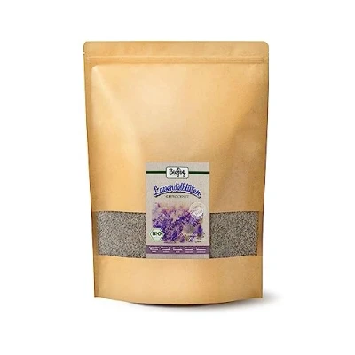 Abbildung von Biojoy Bio Lavendelblüten getrocknet (500 g), Lavendel Tee, ohne Zusatzstoffe (Lavandula officinalis)