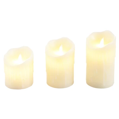 Abbildung von Star Max LED Kerze &quot;Weihnachtsdeko&quot;, aus Echtwachs, mit beweglicher Flamme