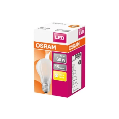 Abbildung von Osram Nachrüstung led classic a gl fr 60 7w/827 220 240v fil e27 4058075112506