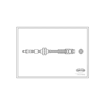 Abbildung von CORTECO 19034668 Bremsschläuche 420 FORD: Focus C Max