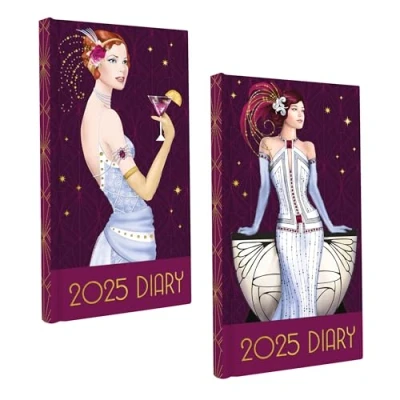 Abbildung von Claire Coxon Art Deco 2025 Wochenplaner Slim