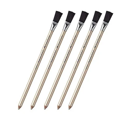 Abbildung von Faber Castell Perfection Radierstift 5 x 7058b mit Bürste