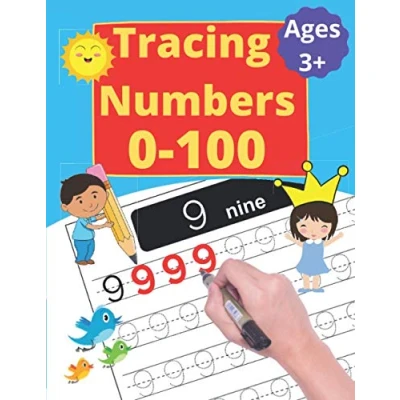 Abbildung von Tracing Numbers 0 100: Trace Practice Workbook for Pre K, Kindergarten and Kids Ages 3 5 (Math Activity Book)