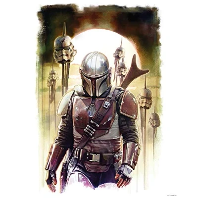 Abbildung von Komar Wandbild &quot;Mandalorian Impaler&quot;, Disney Star Wars, (1 St.), Kinderzimmer, Schlafzimmer, Wohnzimmer