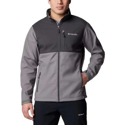 Abbildung von Columbia Ascender Softshell Jacket, Softshelljacke für Herren, City Grey/Shark, Größe XL