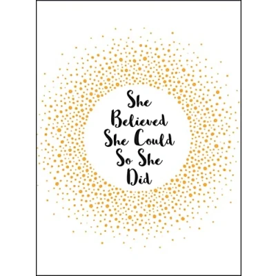 Abbildung von She Believed Could So Did: Inspirational Quotes for Women