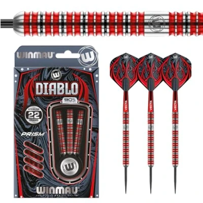 Abbildung von Winmau Dartpfeil Steeldart Diablo 1480 Hochwertiger Steeldart.