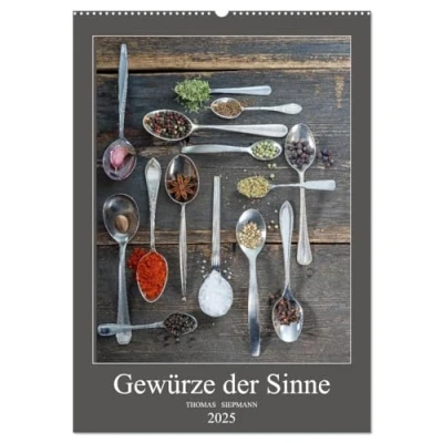 Abbildung von Gewürze der Sinne (Wandkalender 2025 DIN A2 hoch), CALVENDO Monatskalender