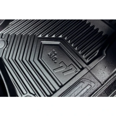 Abbildung von FROGUM No. 77 77430655 Fußmattensatz TPE (thermoplastischer Elastomer) vorne und hinten 4 schwarz Maßgefertigt BMW: X1