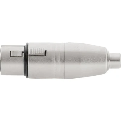Abbildung von Pronomic AD CFXF Adapter Cinch/RCA female auf XLR Fertig verdrahtet und einsatzbereit Robuste Verarbeitung Gehäuse aus Druckguss Metall