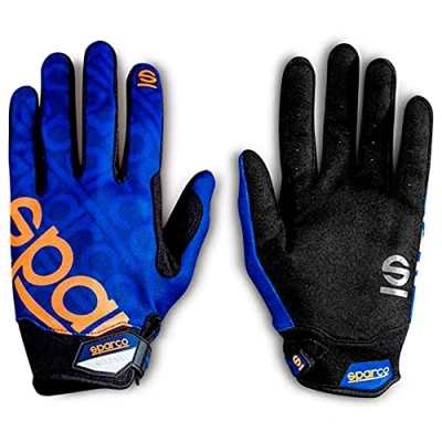 Abbildung von SPARCO MECA 3 HANDSCHUHE GRÖSSE 10 (M) BLAU/ORANGE