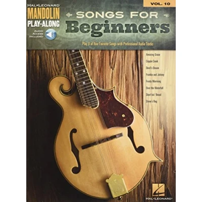 Abbildung von Mandolin Play Along Volume 10: Songs For Beginners: Noten, Lehrmaterial für Mandoline (Hal Leonard along, Band 10) 10,