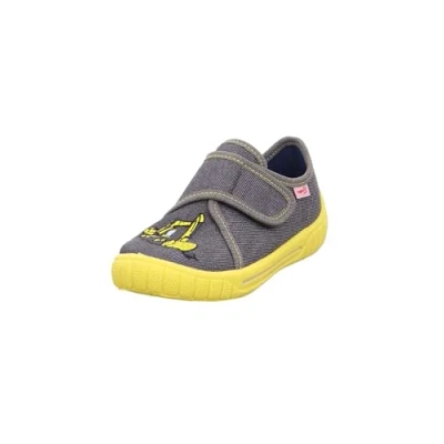 Abbildung von Superfit BILL Hausschuh für Kinder, Größe: 30, Grau gelb Schuhe