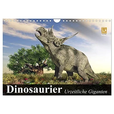 Abbildung von Dinosaurier. Urzeitliche Giganten (Wandkalender 2025 DIN A4 quer), CALVENDO Monatskalender