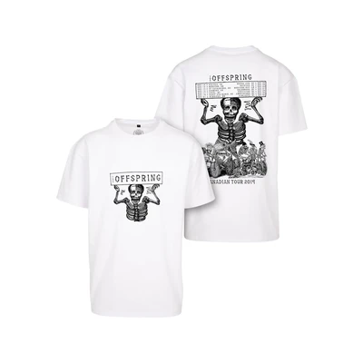 Abbildung von Merchcode Offspring Canadian TOUR TEE Tshirt print, Herren, Größe: XL, White