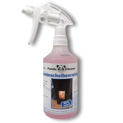 Abbildung von PandaCleaner Ofen &amp; Kamin Scheibenreiniger Kaminscheibenreiniger Rußentferner (1 St. 500ml)