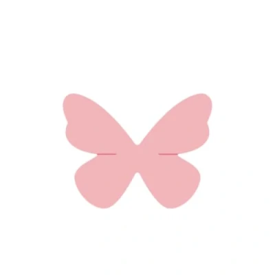 Abbildung von Craftelier Mini Stanzform für Scrapbooking, Basteln und Kartenherstellung, Dekorationen Projekte Schmetterling in Spulenform Ungefähre Größe der Stanzform: 4,02 cm x 3,10