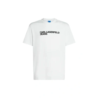 Abbildung von Karl Lagerfeld Jeans Essential TEE Tshirt print, Herren, Größe: XXL, White