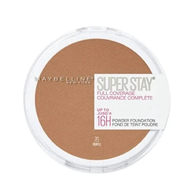 Abbildung von Maybelline SuperStay 16H Full Coverage Puder Foundation 76 Truffle
