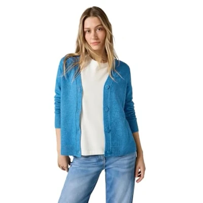 Abbildung von Cecil Strickjacke, Damen, Größe: Small, Blau
