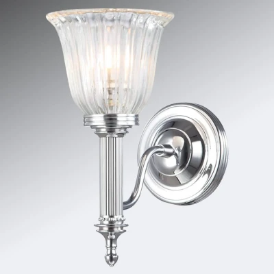 Abbildung von Elstead Lighting BATH CARROLL1 PC Wandleuchte Carroll 1xG9 H:26,1 L:21,2 B:13,9 IP44 3000K