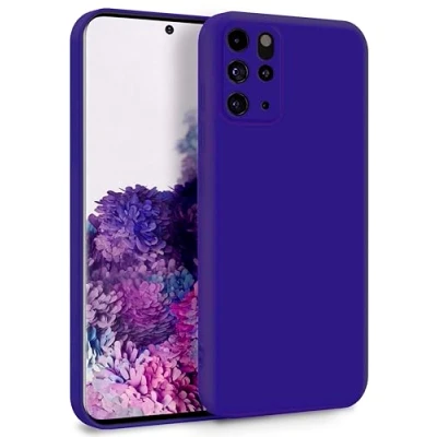 Abbildung von MyGadget Hülle für Samsung Galaxy S20 Plus Zweilagige Handyhülle mit Kameraschutz Cover Innenfutter &amp; Silikon außen Dunkel Lila