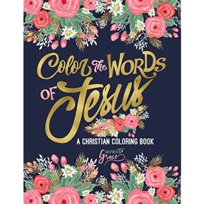 Abbildung von Color the Words of Jesus: A Christian Coloring Book