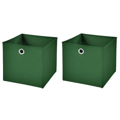 Abbildung von StickandShine Faltbox 2 Stück Faltboxen 28 x cm faltbar ohne Deckel Stoffbox