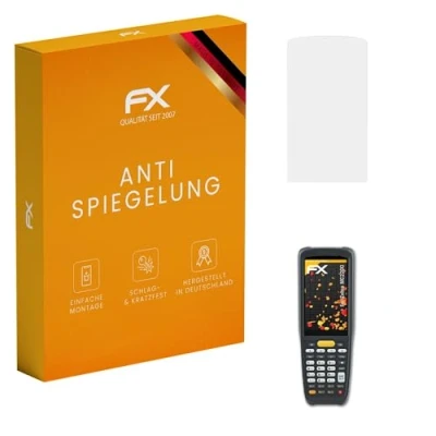 Abbildung von atFoliX Panzerfolie kompatibel mit Zebra MC2200 Schutzfolie, entspiegelnde und stoßdämpfende FX Folie (2X)