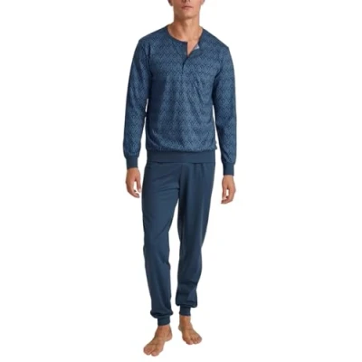 Abbildung von Calida Pyjama, Herren, Größe: Small, Coronet blue