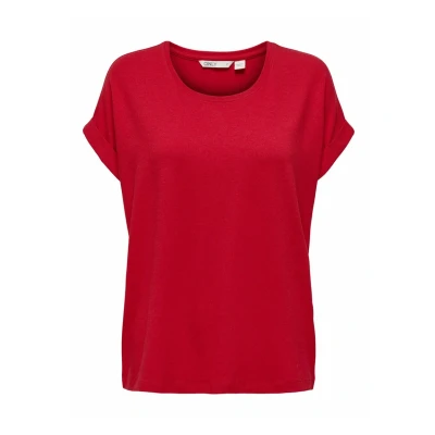 Abbildung von ONLY Onlmoster Oneck Tshirt basic, Damen, Größe: XS, Lychee