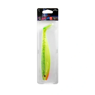 Abbildung von Fox Rage Pro Shad Lemon Tiger Ultra UV Packs 18cm 1pcs Gummifisch
