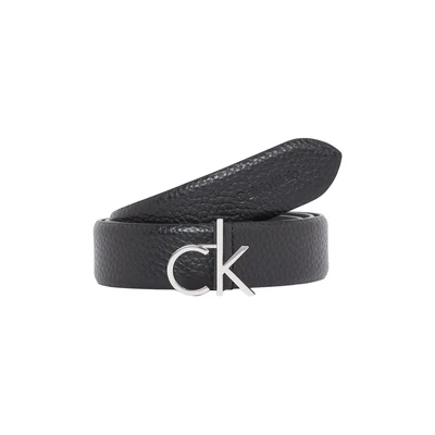 Abbildung von Calvin Klein LOGO Buckle BELT Gürtel, Damen, Größe: 85, Black