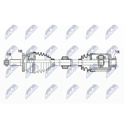 Abbildung von Antriebswelle NTY NPW HY 575