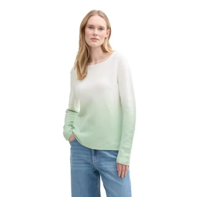 Abbildung von TOM Tailor Colour FLOW Pullover Strickpullover, Damen, Größe: XXL, Green light/green