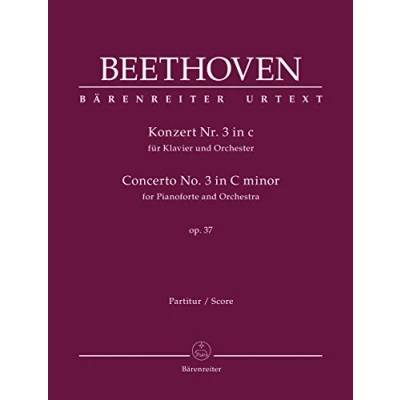 Abbildung von Konzert Nr. 3 in c für Klavier und Orchester op. 37: Partitur