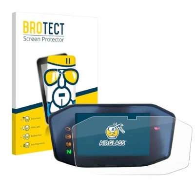 Abbildung von BROTECT Schutzglas für KTM 690 Duke / 790 Schutzfolie Panzer Folie Glas [Extrem Kratzfest 9H, Anti Fingerprint, Ultra Transparent]