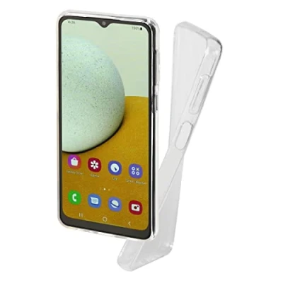 Abbildung von Hama Handyhülle für Samsung Galaxy A13 5G oder A04s „Crystal Clear“ (durchsichtige Hülle aus TPU, Flexible Schutzhülle, Handyschutz mit Anti Rutsch Oberfläche) transparent