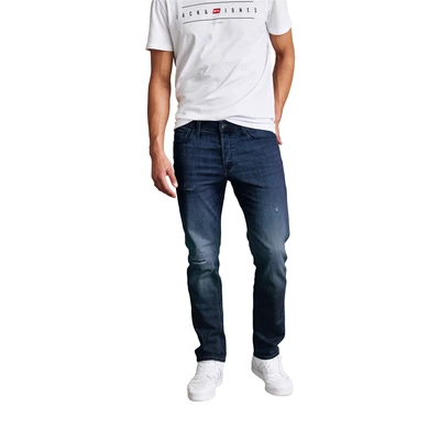 Abbildung von Jack &amp; Jones Jjitim Jjoriginal Jeans Slim Fit, Herren, Größe: 31x32, Blue denim