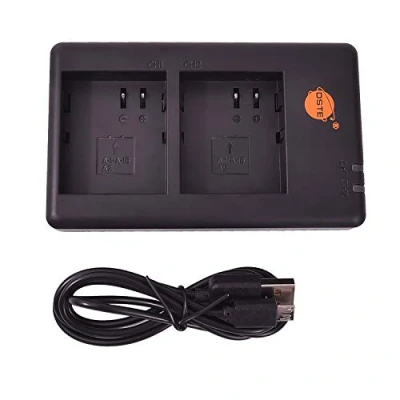 Abbildung von DSTE Fast Charging USB Dual Batterie Ladegerät für Arlo Go VMA4410,Arlo Pro VMA4400,Arlo 2 VMA4400 als Station VMA4400C,Arlo VMA4410C