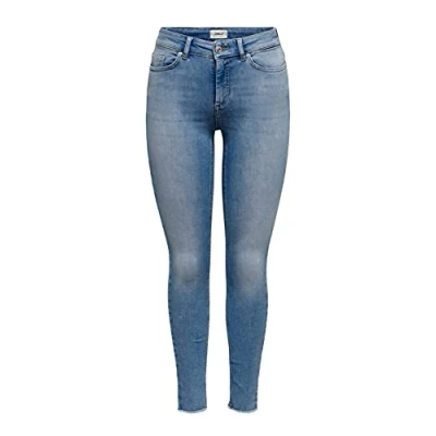 Abbildung von ONLY Onlblush LIFE MID Jeans Skinny Fit, Damen, Größe: XSx30, Light medium blue denim