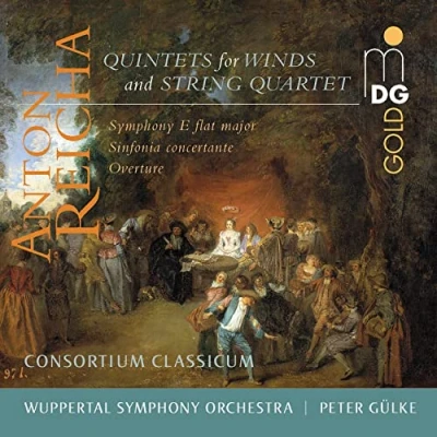 Abbildung von Anton Reicha: 5 Quintette für Blasinstrument &amp; Streichquartett; Sinfonie Es Dur; Sinfonia concertante