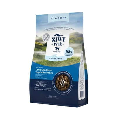 Abbildung von Ziwi Peak Steam &amp; Dried Hundefutter Lamm 1,5 kg